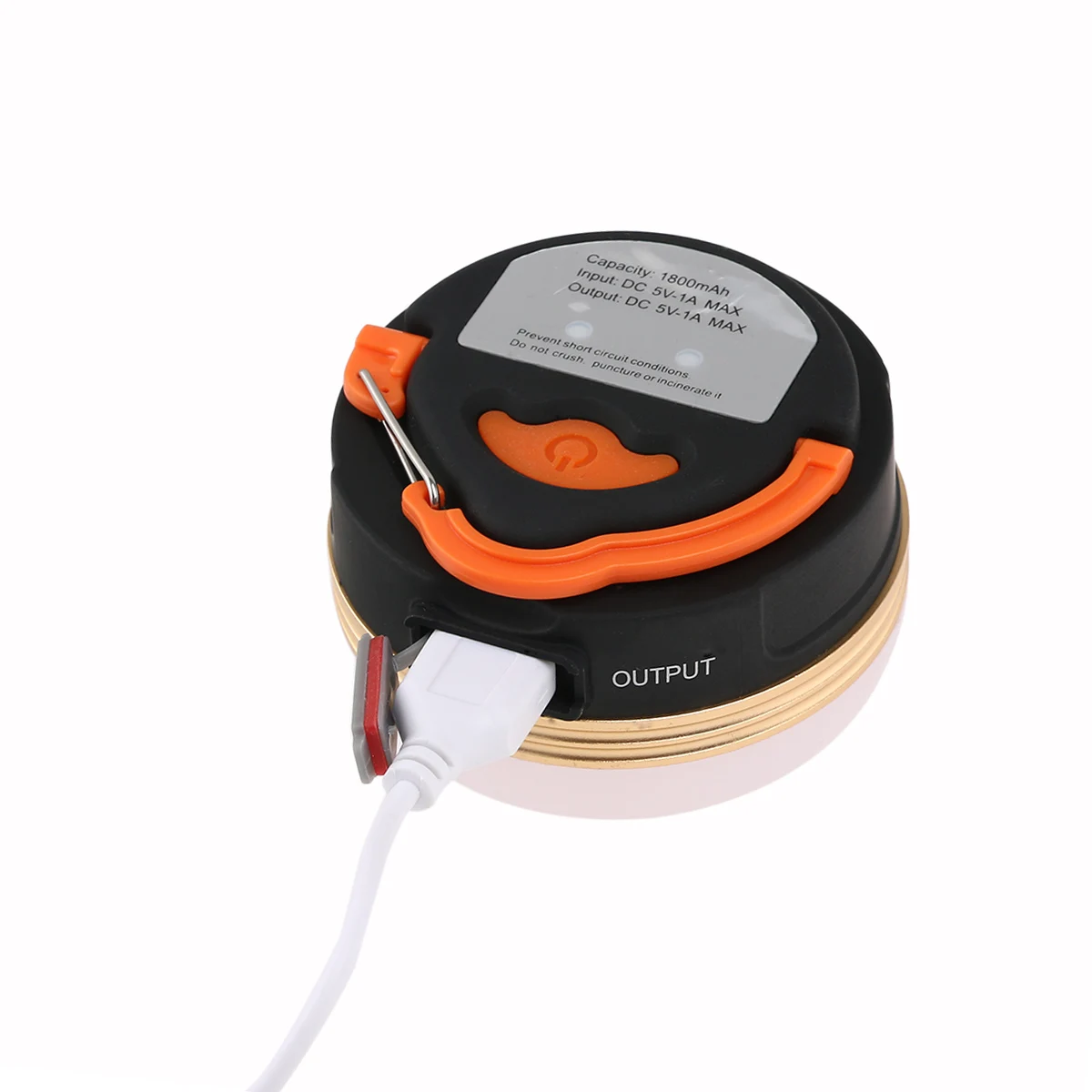 

Mini Rechargeable Waterproof Camping LED Lamp White Foldable Hanging Hook Magnetic Tent Lantern Flashlight Rechargeable Lantern