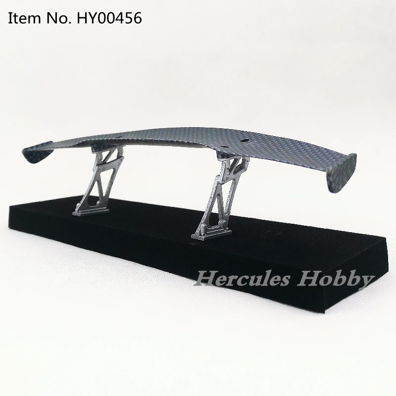 1/10 Scale RC Car Plastic Carbon Fiber Pattern Rear Wing Spolier Drift On Road Touring Model Hobby