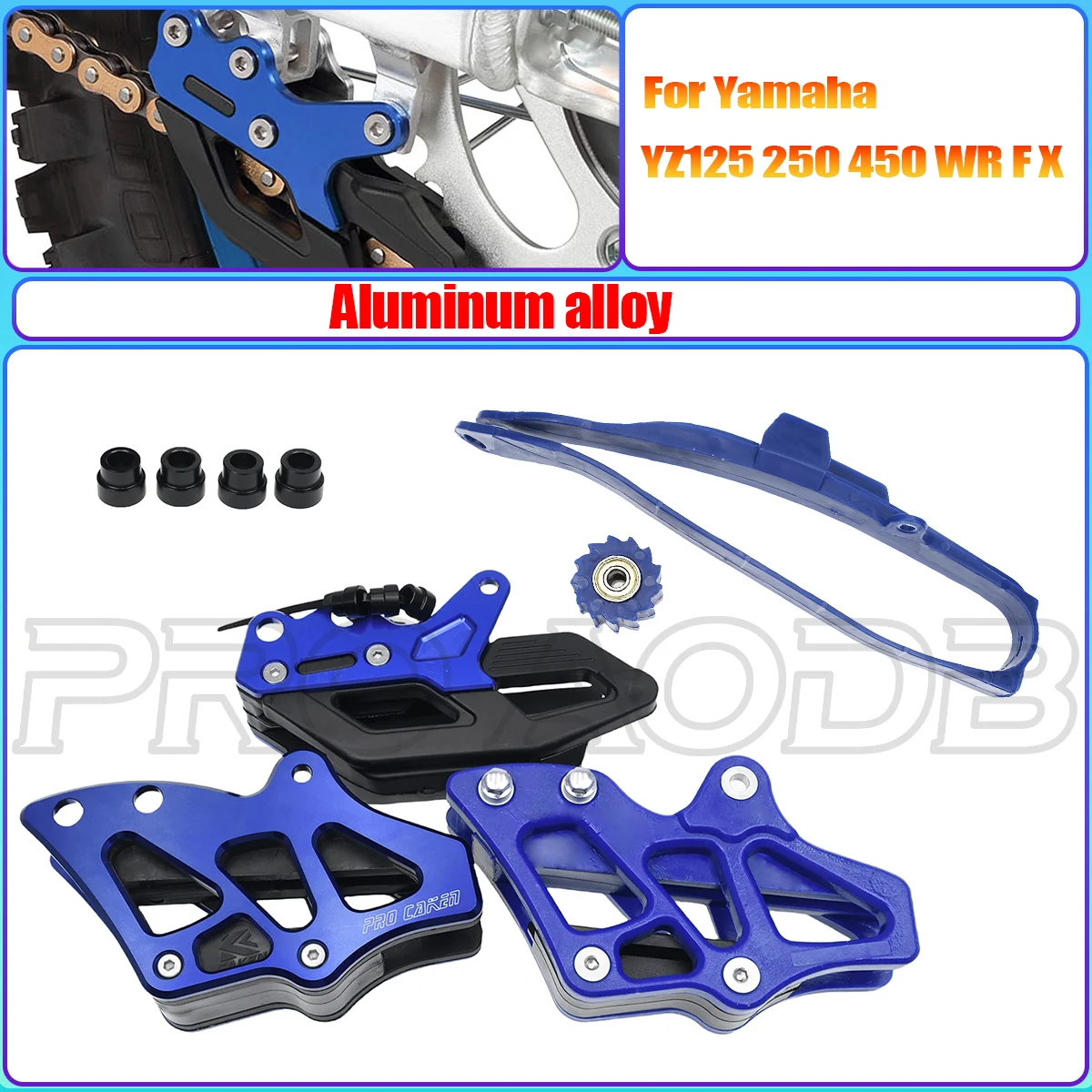 

For Yamaha CNC Rear Sprocket Chain Guide Guard WR250F WR450F 2008-2022 YZ125 YZ250 YZ250F YZ450F YZ125X YZ250X YZ250FX YZ450FX