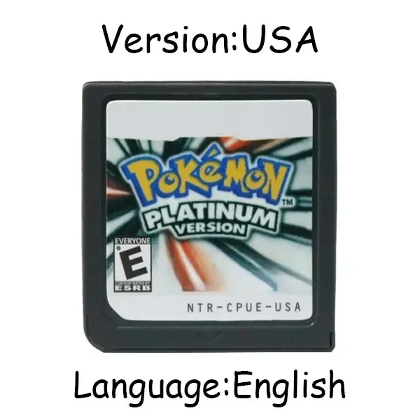 Pokemon Series DS Game Cartridge Video Game Console Card HeartGold SoulSilver Diamond Platinum Pearl Meertalig voor NDS 3DS