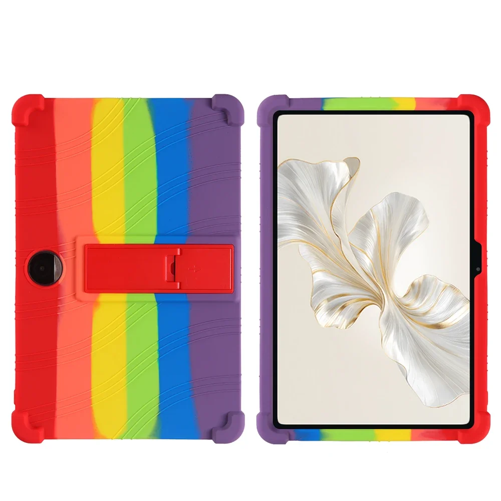 Silikonowe etui na Huawei Honor Pad 9 12.1 cal 2024 Funda dla Honor Pad 9 HEY2-W09 HEY2-W19 stojak na Tablet miękkie etui dziecięce — zdjęcie 2