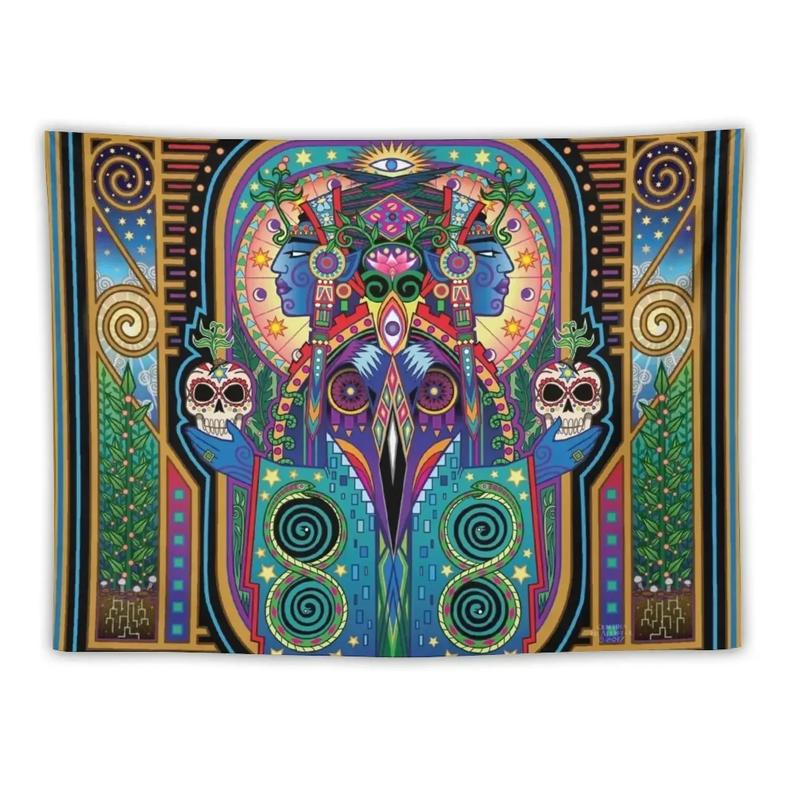 

Chel Tapestry Wall Hanging Wall Room Decorating Aesthetic Wall Art Tapestry