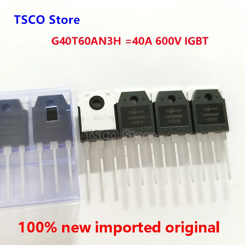 2022 + 1-10 개, G40T60AN3H CRG40T60AN3H IGBT 40A 600V 100%, 정품 신제품