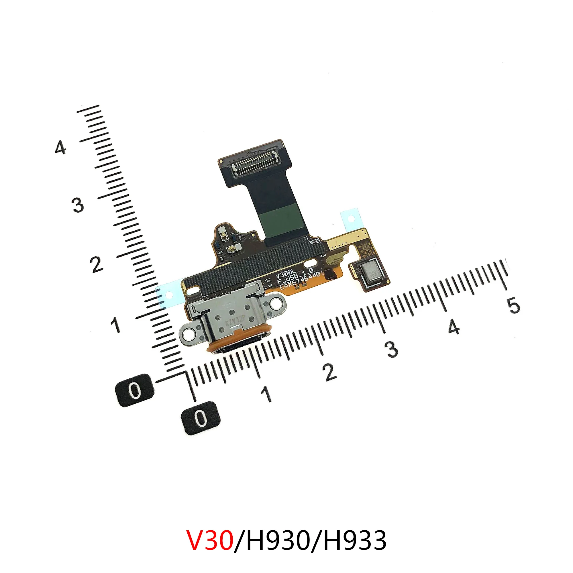 충전 충전기 플러그 포트 커넥터 보드 부품 플렉스 케이블, 마이크 포함, LG V30 V40 V50 V50S V60 ThinQ용