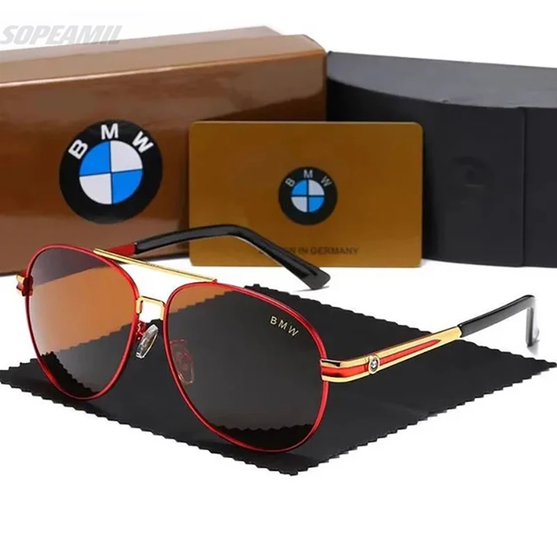 BMW Car High End Men Polarized Sunglasses Uv protective Anti Glare Driver Goggles For X1 X3 X5 X6 M3 M5 E36 E39 E46 E90 F10 F15