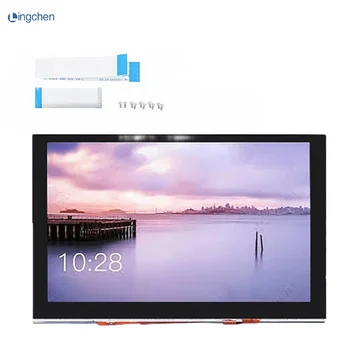 Ahududu Pi için 4.3/5.0 inç 800*480 MIPI IPS TFT DSI çoklu dokunmatik kapasitif dokunmatik Panel LCD modül ekran monitör ekranı