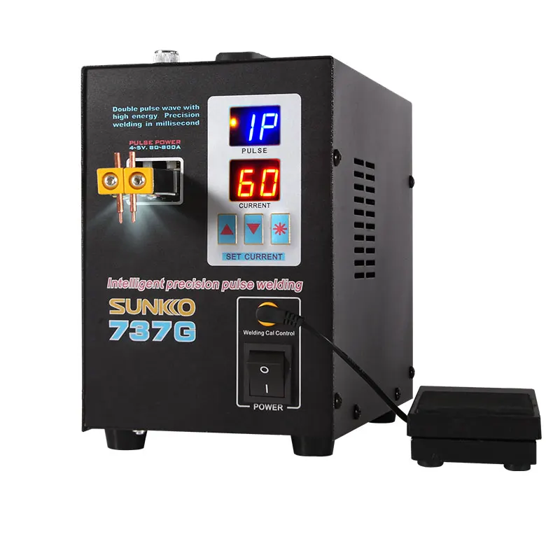 Wholesale SUNKKO 737G Battery Spot Welder 2.8KW Spot Welding Machine for 18650 Battery Pack Welding Precision Pulse Spot Welders