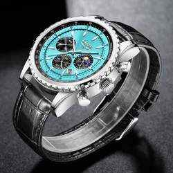 2023 LIGE New Top Brand Luxury Men Watch Quartz Man Watches Waterproof Luminous Watch for Men Date Chronograph Sport Wristwatch