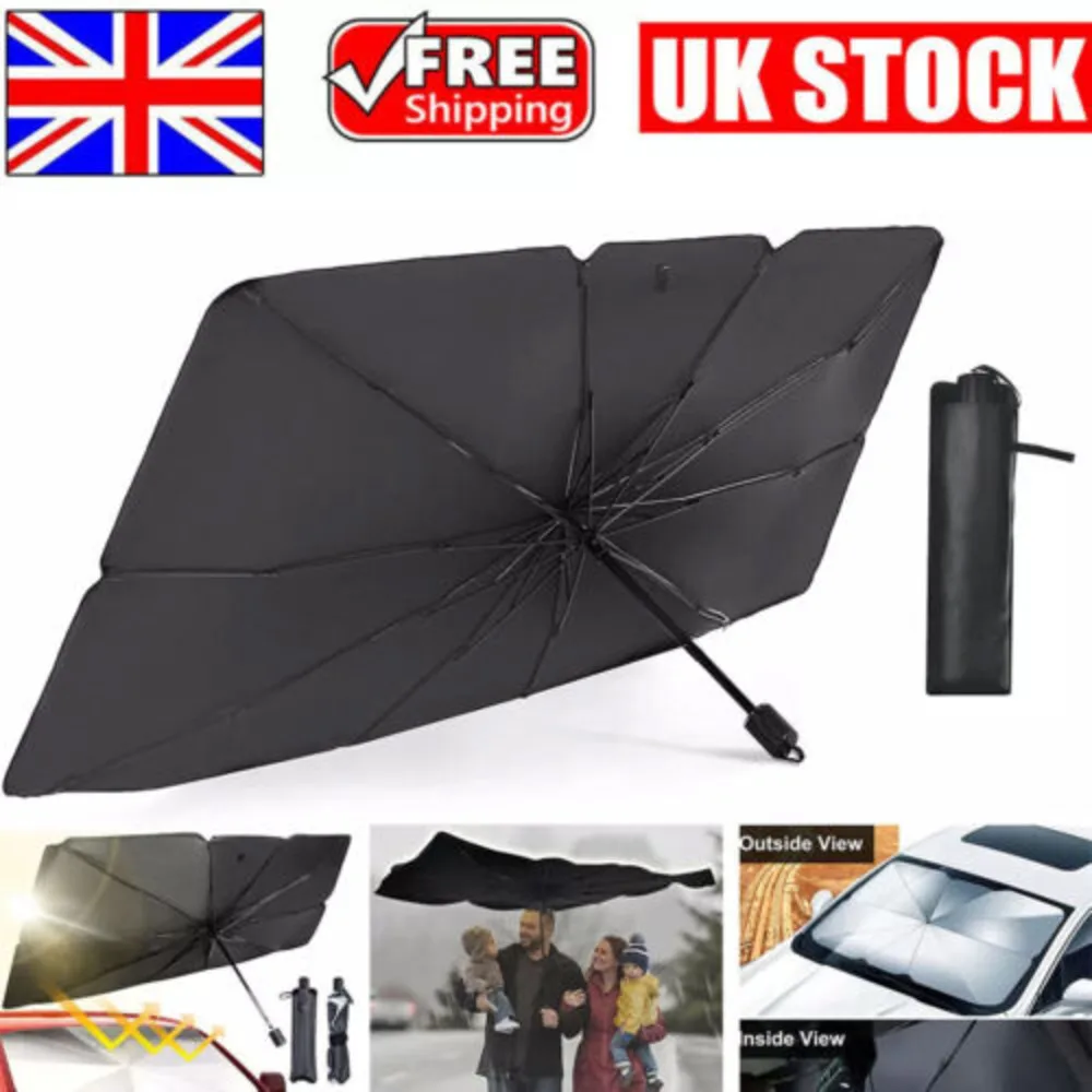 Car Windscreen Umbrella Sun Shade Sunshade UV Heat Reflective Visor Front Cover