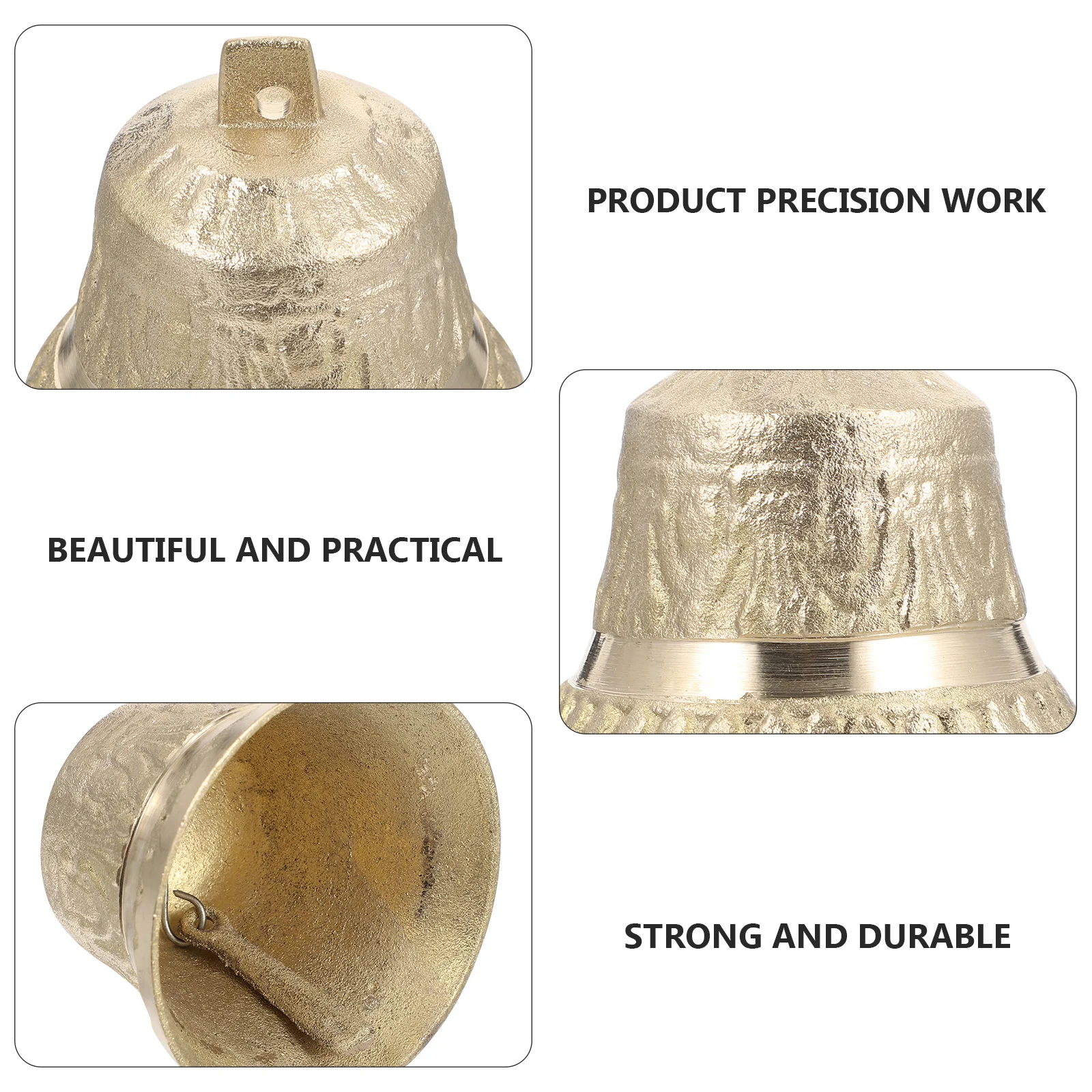 Copper Tinkle Bell Hanging Decor Retro Vintage Style Small Size Home Window Tree Ornament Bell Hanging Decor Retro Bells