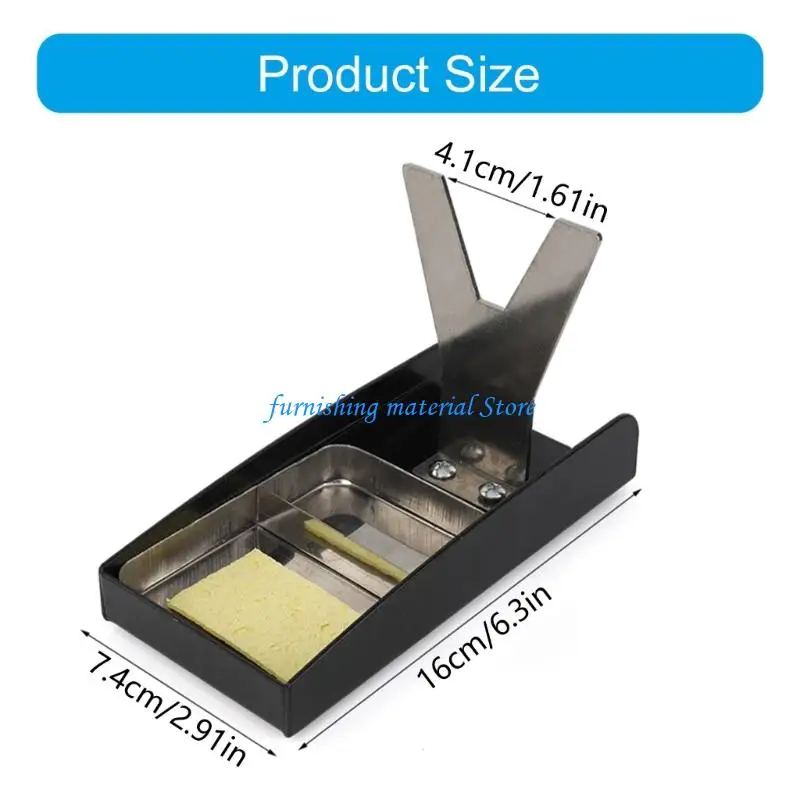 Y5GD منظم أدوات لحام الحديد القوي مع تصميم إسفنجي للتنظيف موفر للمساحة