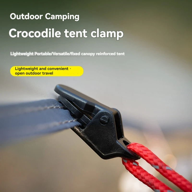 

Crocodile tent clamp, Outdoor Camping Tools, Tent Accessories, Practical Shark Clips 10PCS/ Set