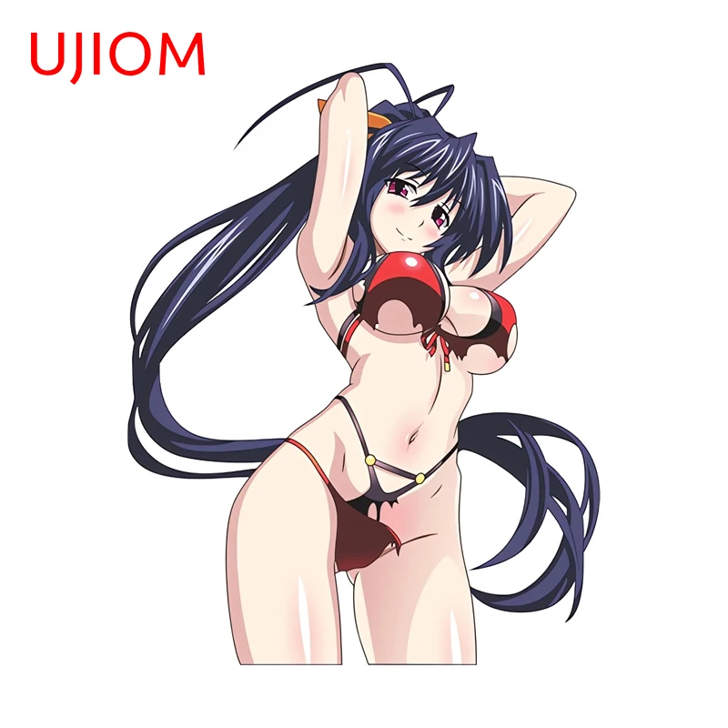 UJIOM NSFW Waifu Himejima Akeno Hentai Wall Sticker Exquisite High Quality Scratch Proof Decal Chic Wardrobe Venner Decor