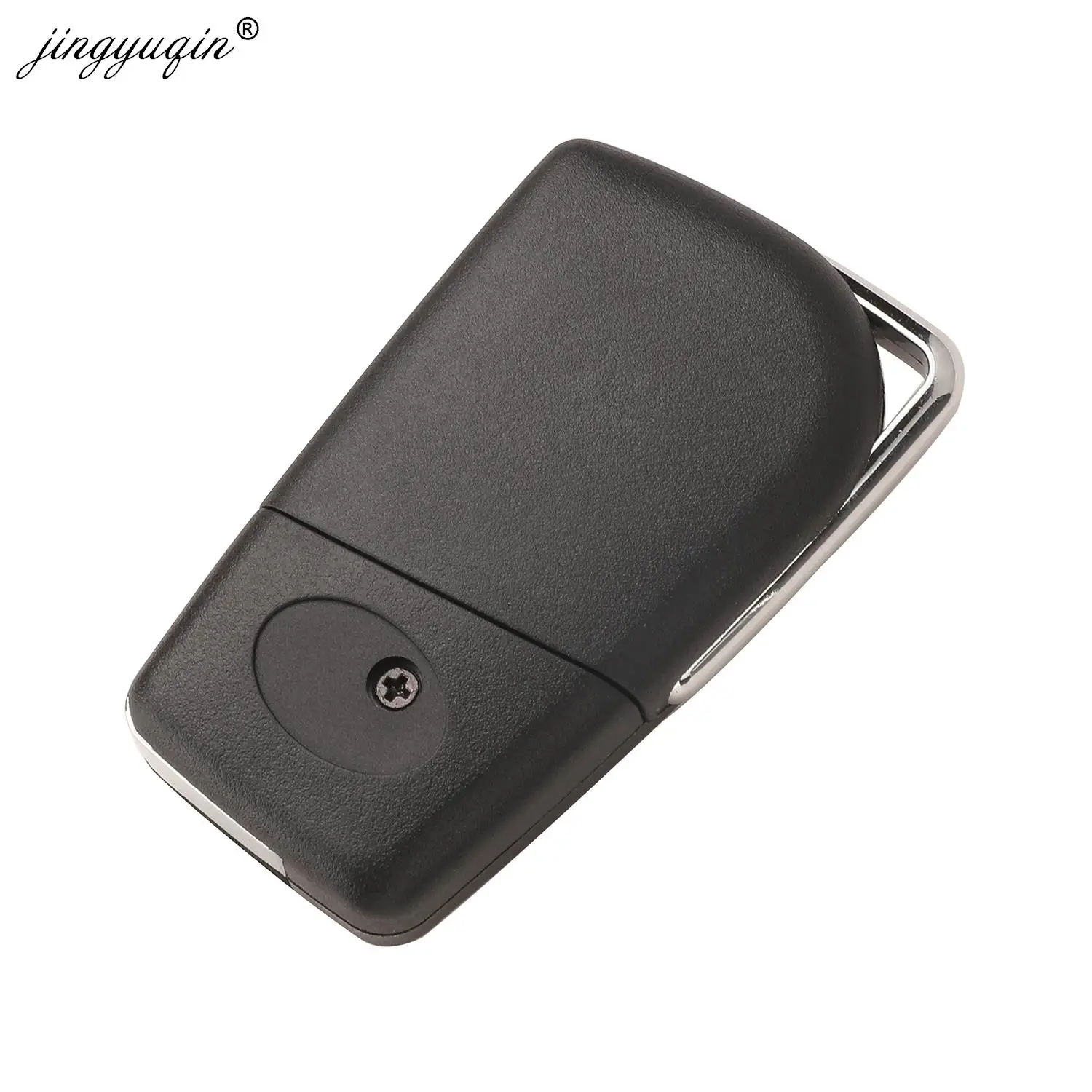 jinyuqin NEW Flip Folding Remote Key Shell Case fit CR2016 Holder for Toyota Levin Camry Reiz Highlander Corolla VA2 Toy48 Toy43