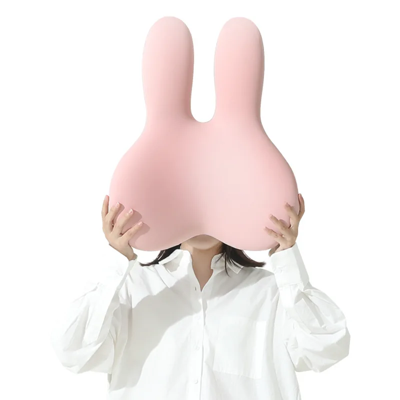 

Спинка офисного стула с большой головой и кроликом, защита талии автомобиля