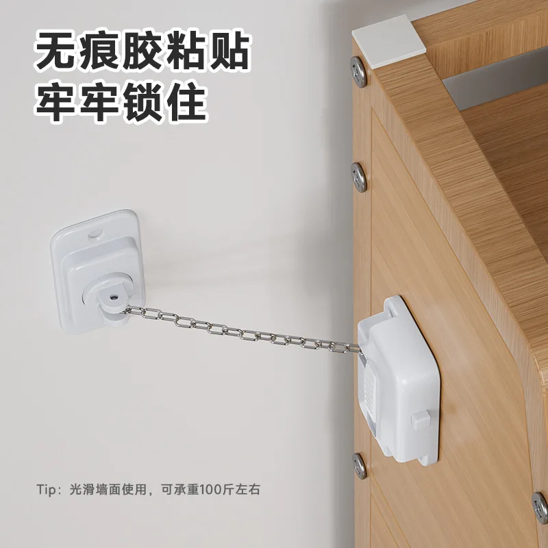 Safety Anti-dumping Table Bookshelf Fixed Artifact Children's Cabinet Shoe Cabinet Cabinet Shelf Table Anti-dumping Lock