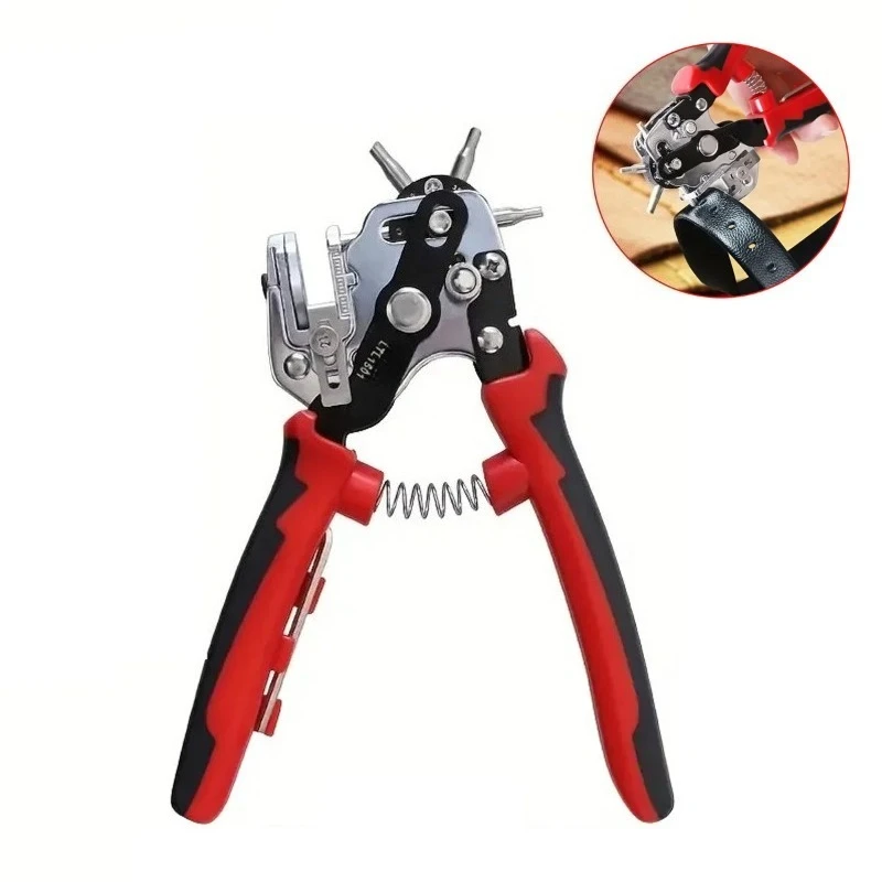 New Design Eyelet Puncher DIY Tool Watchband Strap Household Leathercraft Leather Belt Hole Punch Plier
