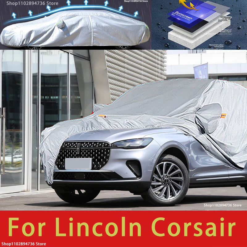 

For Lincole Corsair Outdoor Protection Full Car Covers Snow Cover Sunshade Waterproof Dustproof Exterior Car accessories