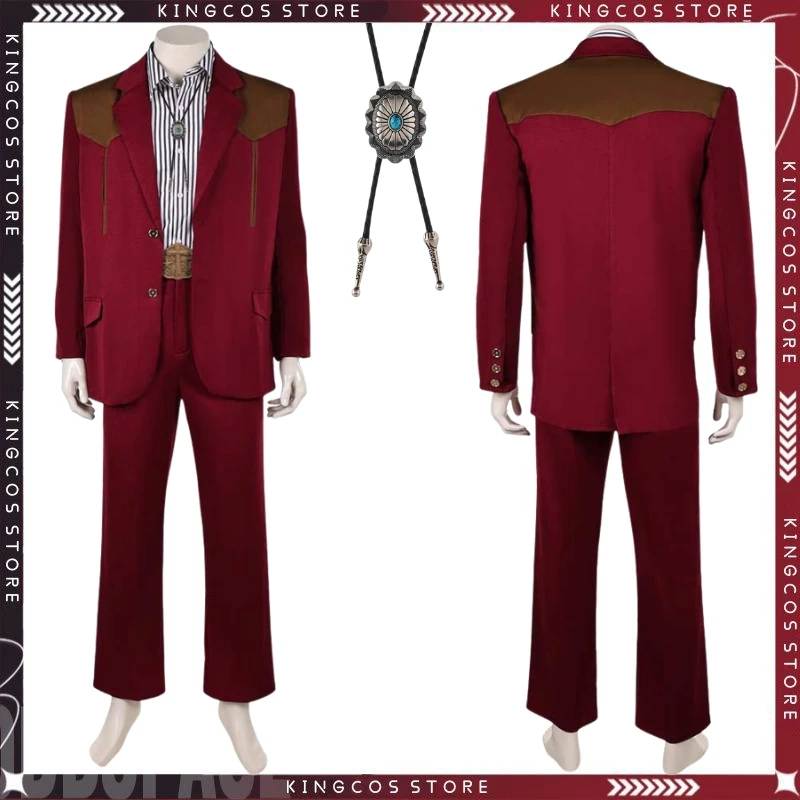 Digger Rockwell Cosplay Costume Uniform For Adult Men Jacket Coat Long Sleeve Shirt Pants Necklace Set Halloween Carnival Suit