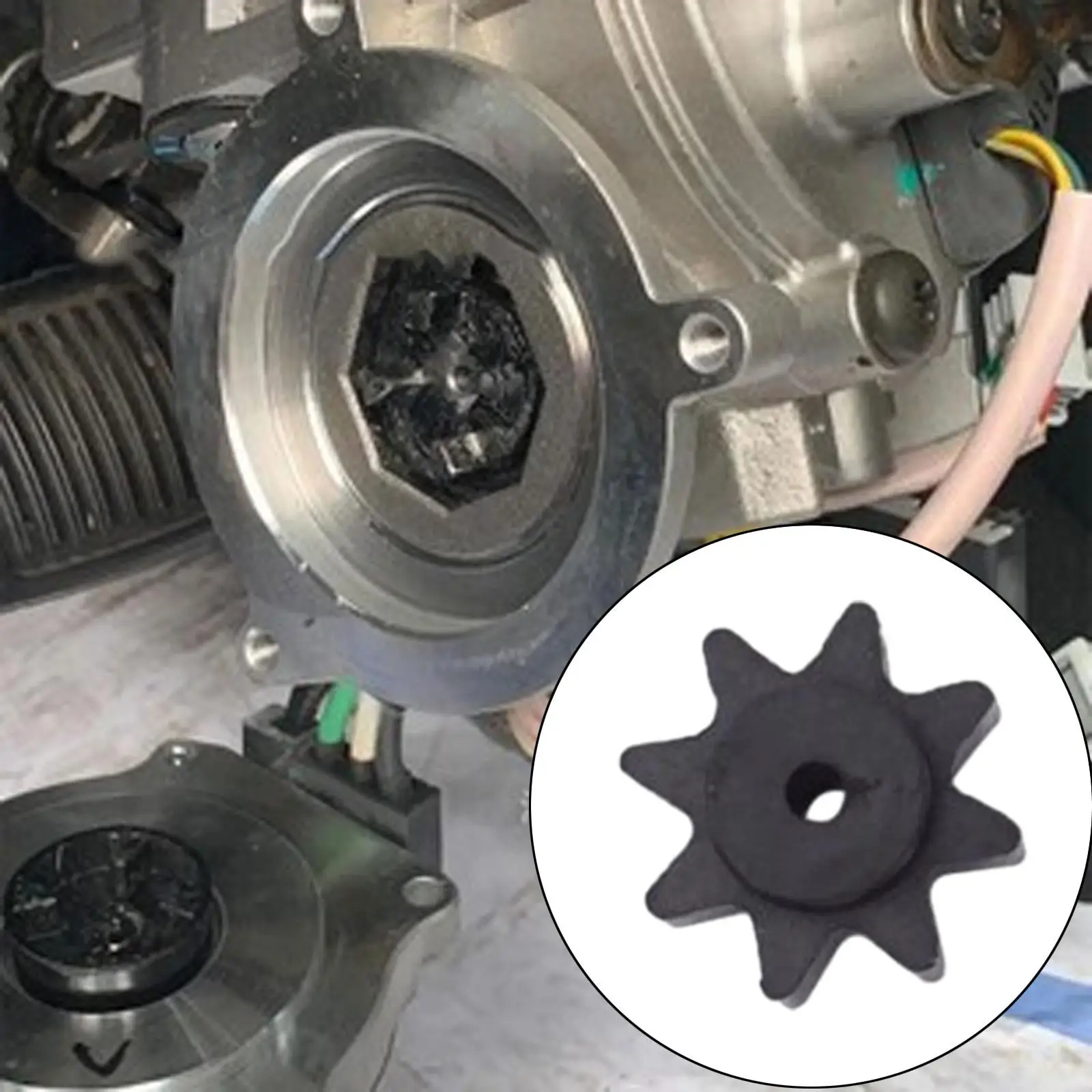 Electric Assist Steering Motor Shaft Damper Plastic Gear 6 Piece Set for Toyota for prius Corolla and for Lexus Es300h Rx450h