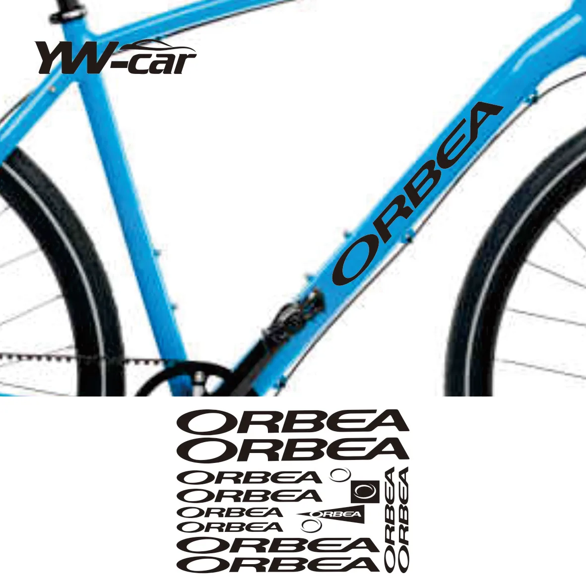 

1set Mtb Sticker for ORBEA Bicycle Accessories Frame Road Bike Cycling Frame Stickers DIY Bike Decorative Stickers,32cm*20cm