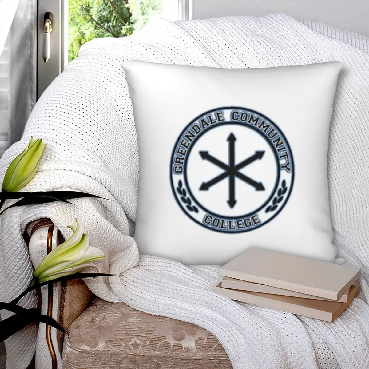 Greendale Community College Moves Square Pillowcase Polyester Pillow Cover Velvet Cushion Decor Comfort Throw Pillow For Home