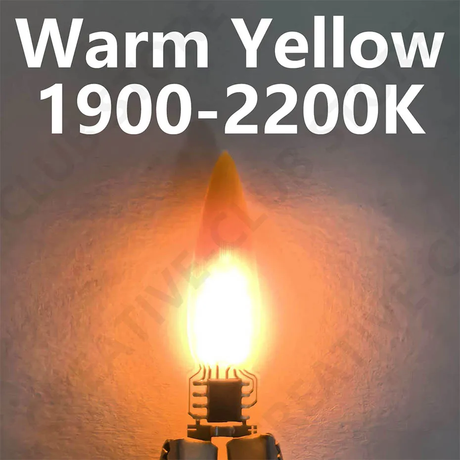 10/30/50 Stück DC 3V Feuerflammen-LED-Dochte für LED-Kerzen DIY Flackernd+Immer An 2 Modi 1800K Batteriebetriebene Kerzenlicht-Zubehörteile – Detail 4