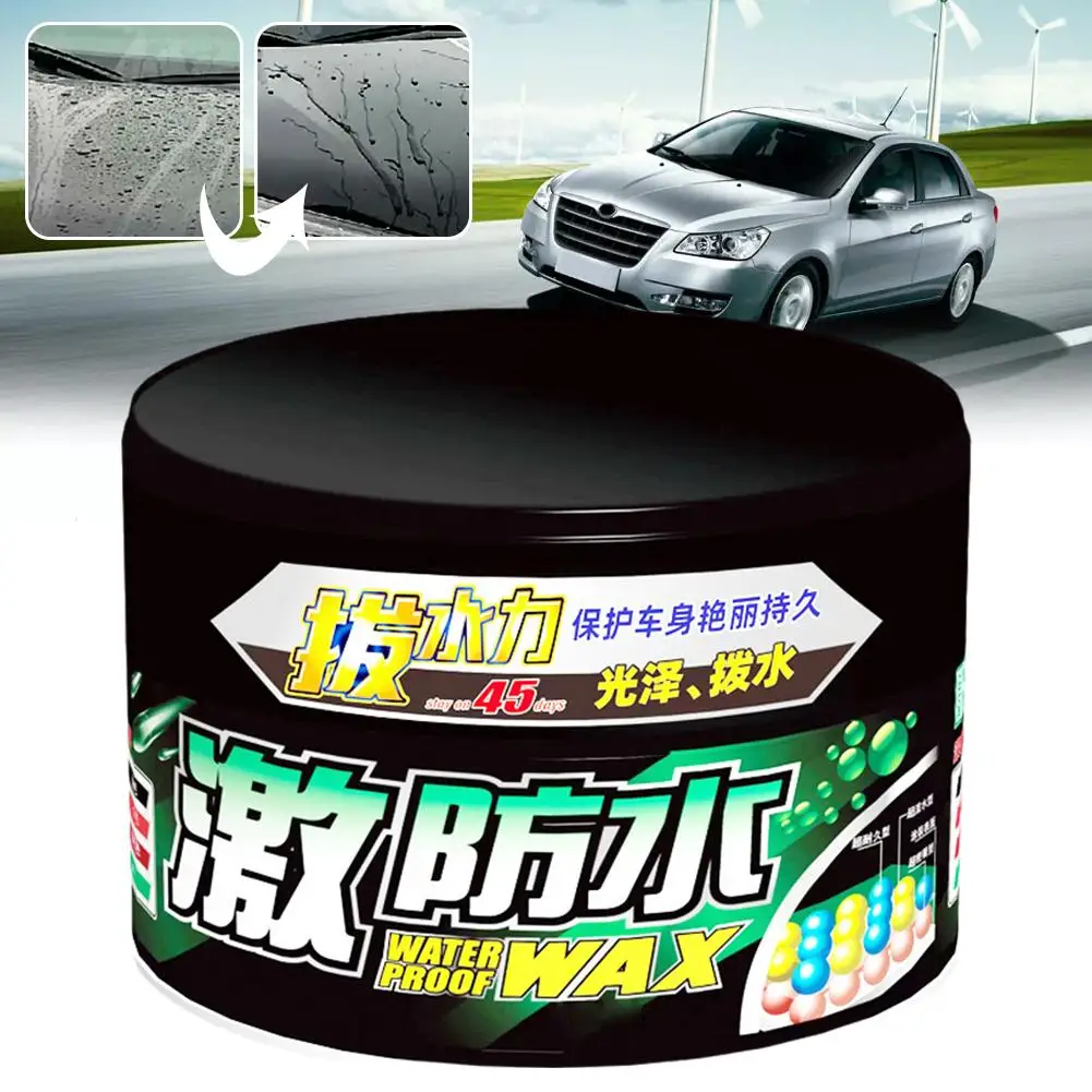 Soft 99 Waterproof Coated Solid Wax, Water Block Wax Car 300g Wax Waterproof Cleaning Car W65 Accessories V6P5