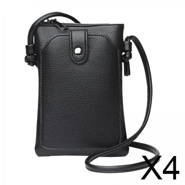 

4x Phone Purse Clothing Accessories Compact Wallet Pouch for Casual Cellphone Girls