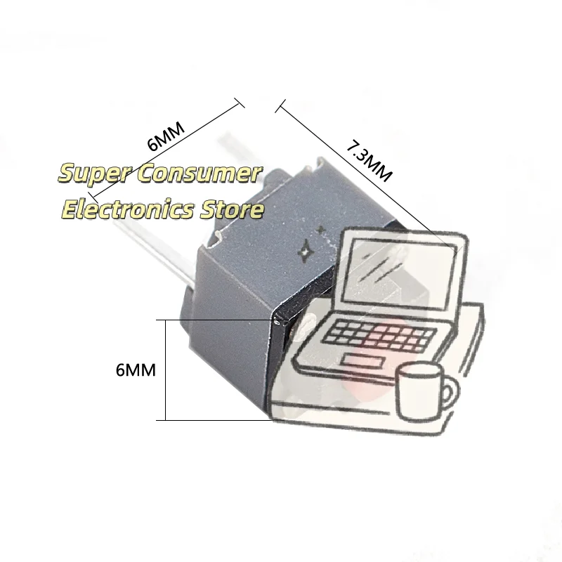 10Pcs Kailh 6x6x7.3mm Silent Micro Switch Mute Button For Wireless Mouse DIY Repair Low Noise Long Lifespan Easy Installation