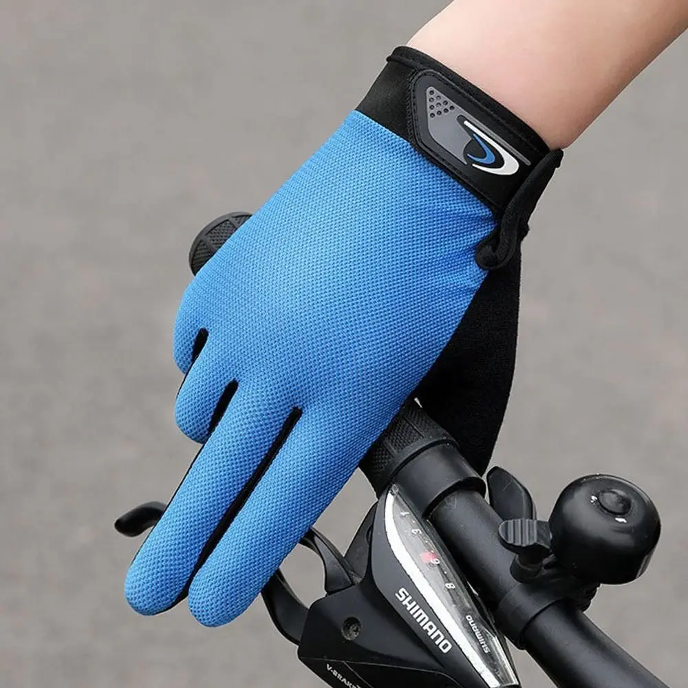 Vollfinger-Fahrradhandschuhe für den Sommer, Herren- und Damen-Angelhandschuhe, lange MTB-Touchscreen-Handschuhe, atmungsaktives Angelzubehör
