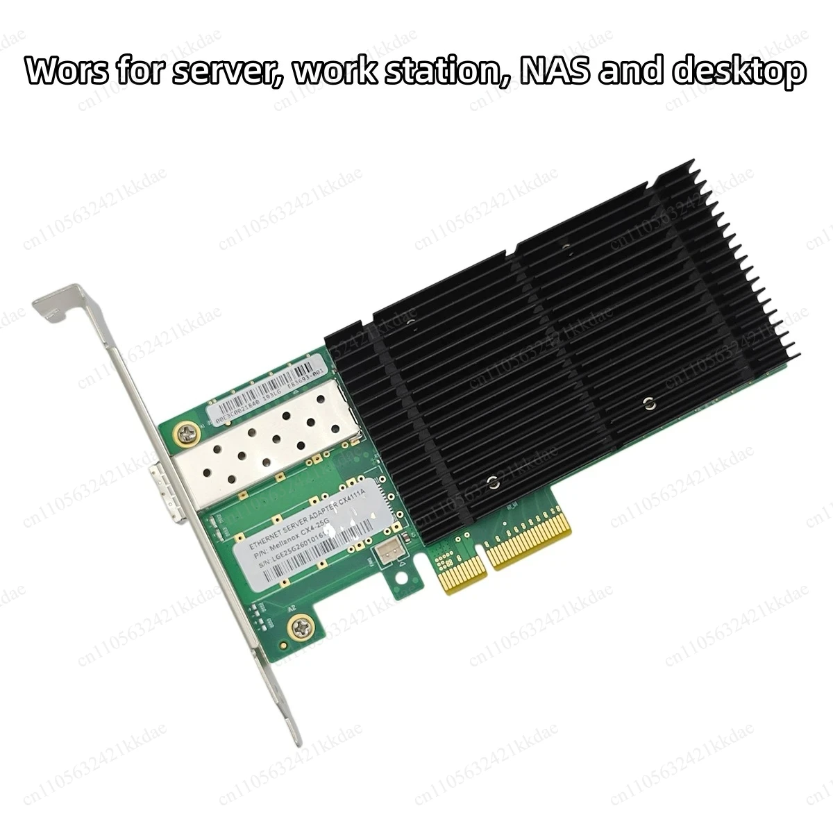 NEW OEM MCX4111A-ACAT Mellanox ConnectX-4 Lx EN network interface card, 25GbE single-port SFP28, PCIe3.0 x4