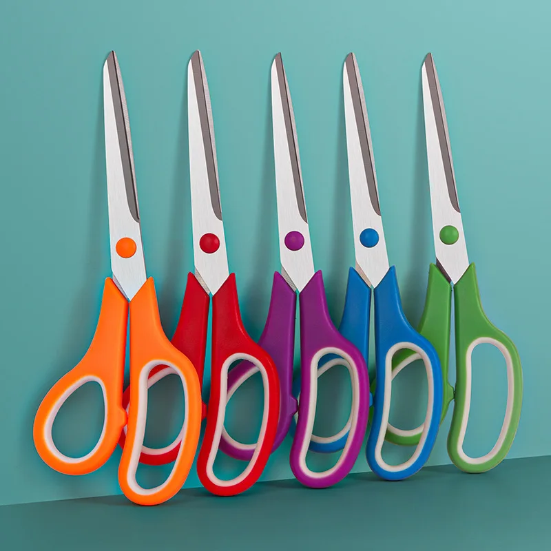 

Multipurpose Office Scissors,8 Inch Sharp Stainless Steel Scissors With Comfort Grip For Office,School,Home,Craft