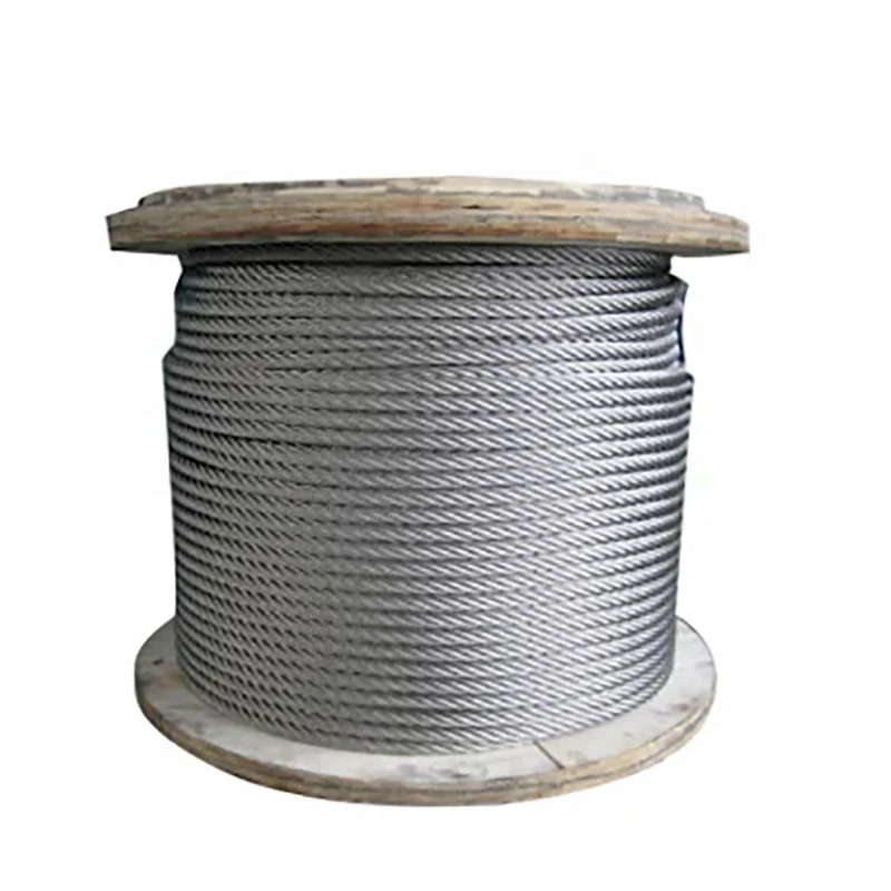 

6x7FC 1/4'' 1/8'' 3/16'' Steel Wire Rope Electro Galvanized 1770MPA Steel Wire Rope