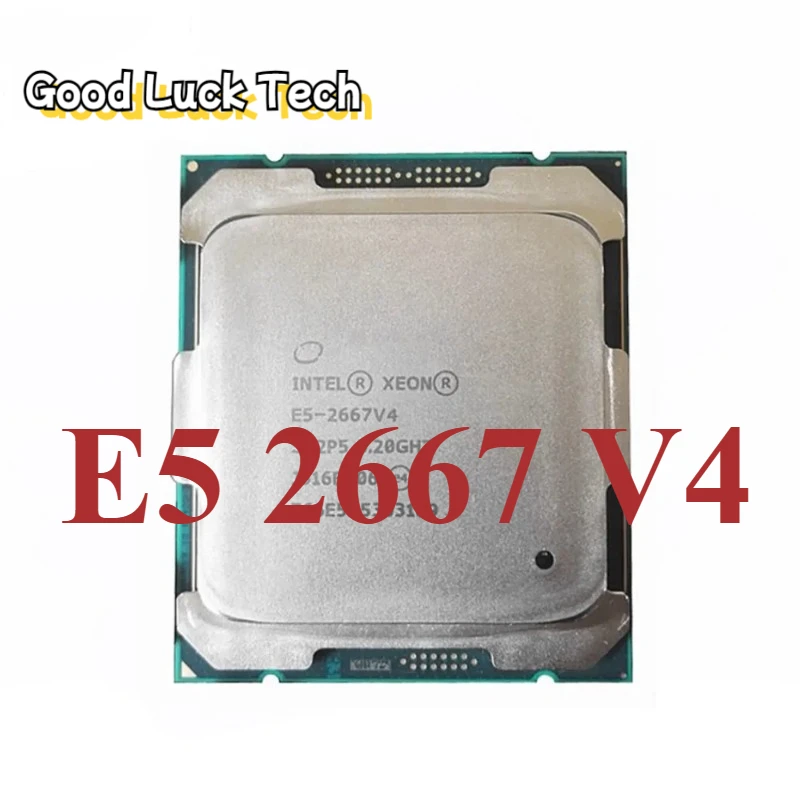 

Используется для Intel Xeon E5 2667 V4 3,2 ГГц 8-ядерный 16-поточный процессор L3 25M 135 Вт LGA 2011-3 б/у процессор