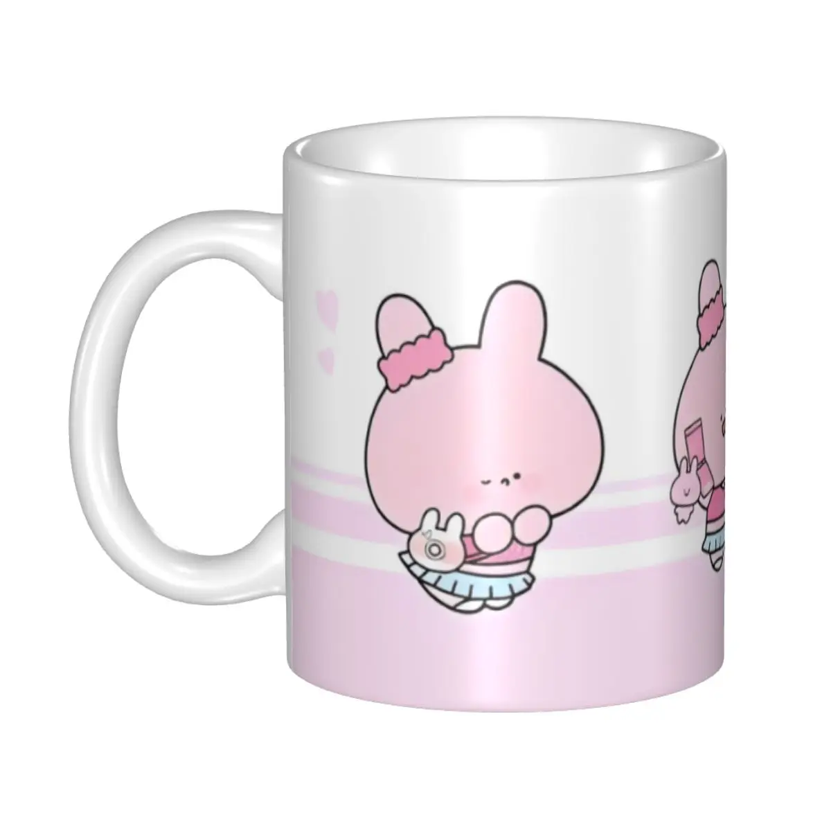 

Asamimichaan Asleep Cartoon Merch Coffee Mug Fun Kawaii Asamimi Cup Gifts