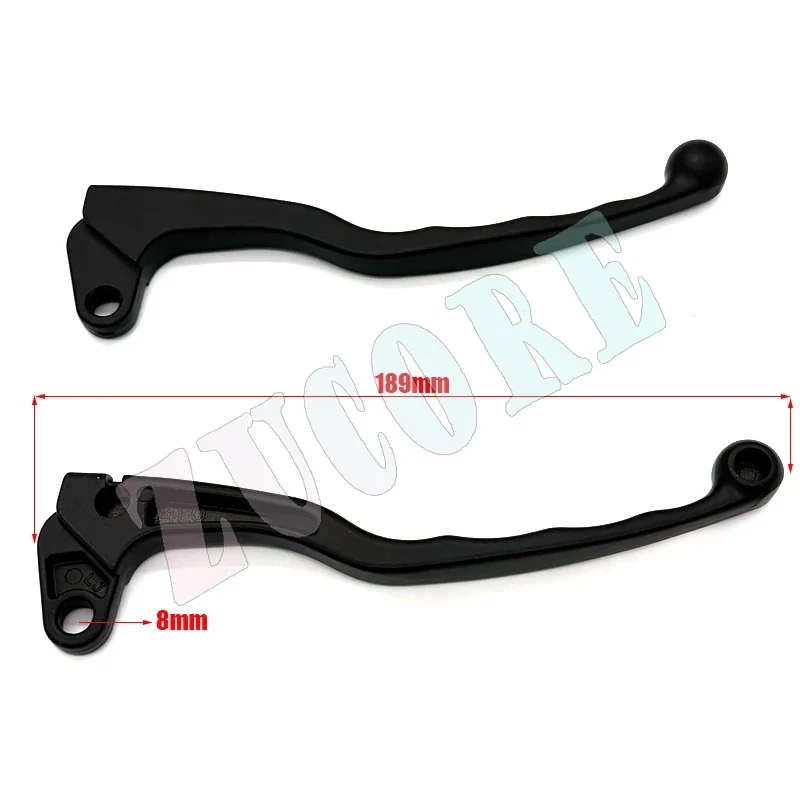 오토바이 핸들 클러치 브레이크 레버 세트 Yamaha DT125 DT MX 100 125 175 360 400 RD 125 200 250 350 400 레버