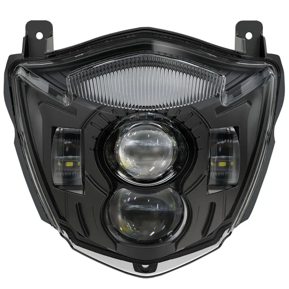 Motorcycle LED Headlight Assembly For Yamaha XT660X XT660R 2004-2016 E-MARK E24 Hi/Low Beam XT660 X/R Head Lamp Plug and Play