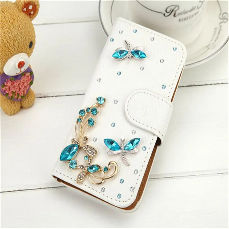Luxury Bling Rhinestone Wallet Leather Purse Flip Card Pouch Stand Cover Case For Samsung S25 Plus S20 S21 Ultra S22 PLUS