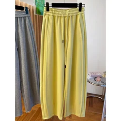 Cargo Pants Women Korean Style Sweatpants Casual Drawstring Elastic Waist Sporty Trousers Streetwear Clothing Harem Pants Women
