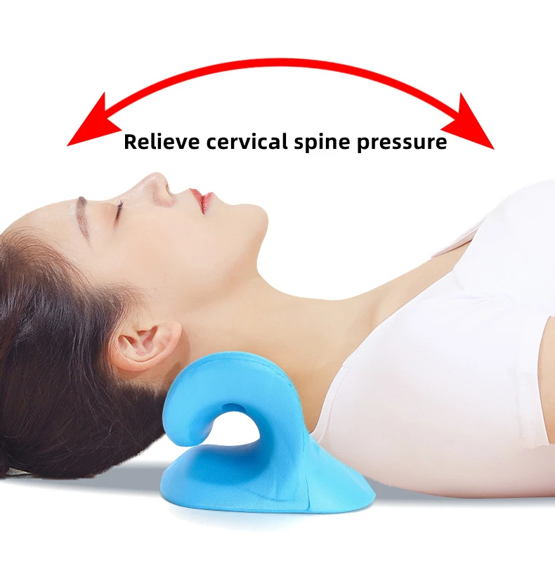 Neck Shoulder Relaxer Cervical Traction Device Posture Corrector Chiropractic Pillow Stretcher Neck Massager For Pain Relief