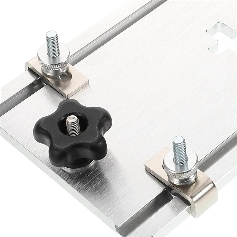 ABAE-Alloy Mounting Plate Electric Handheld Jig Saw, Flip Board Insert Included For Woodworking Renovation
