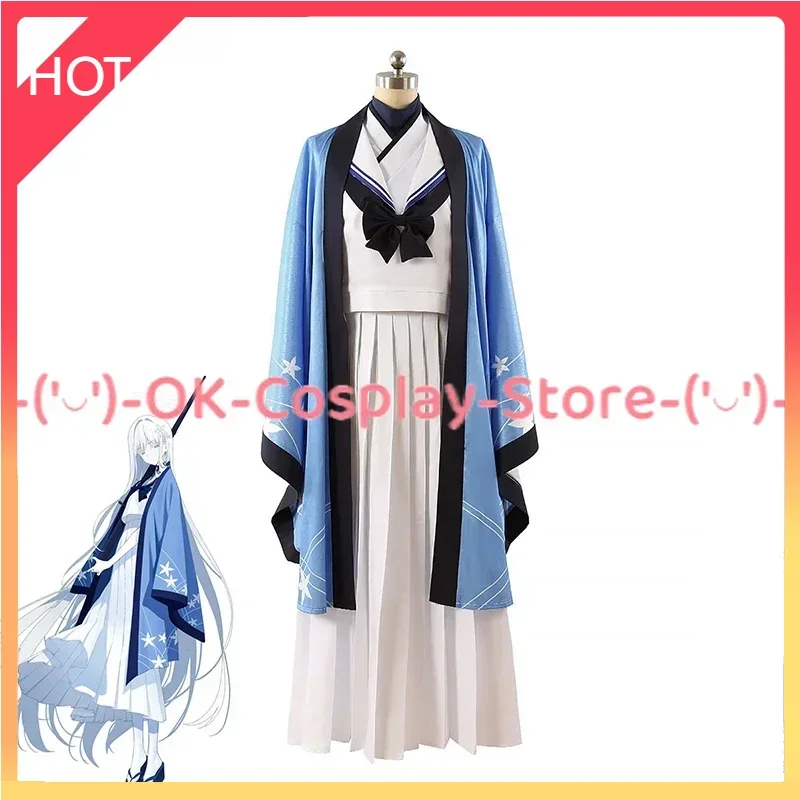 

[Custom Made] Goryou Nagusa Cosplay Costume Game Blue Archive Cosplay Dress Kimono Suit Anime Clothes Halloween Carnival Uniform
