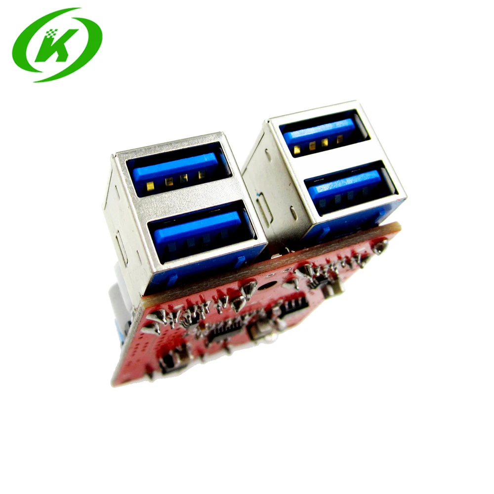 DC-DC Vehicle Charging Board 8V-35V 5V 8A Power Supply Depressurization Module 4 port USB Output mobile Charger