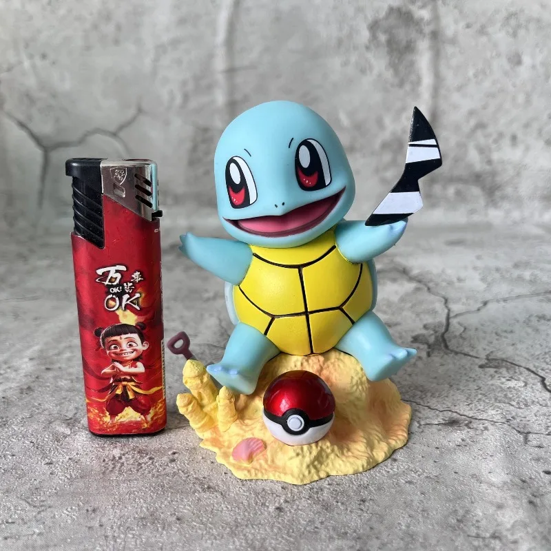 Figurka Pokémon Squirtle 10 cm Dostępna od ręki Dekoracja na biurko Idealny prezent na Boże Narodzenie, urodziny, Nowy Rok dla fanów Pokémon Anime
