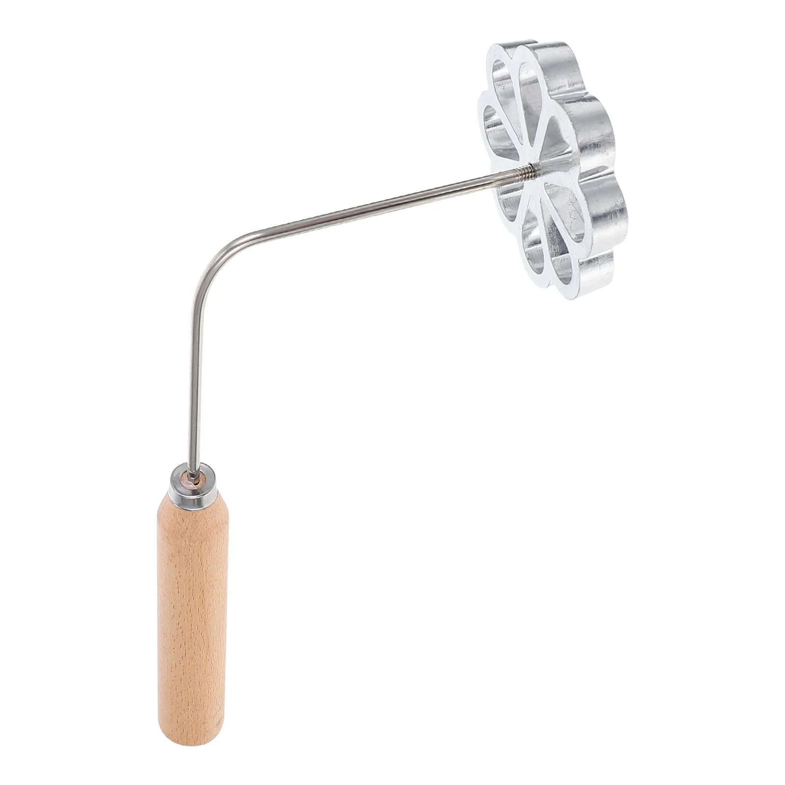 

Wooden Double Mold Cookie Stencil for Fried Snacks Kitchen Frying Mould Pastry Dough Cutter Cooking Utensil Carrot Shreds Tool