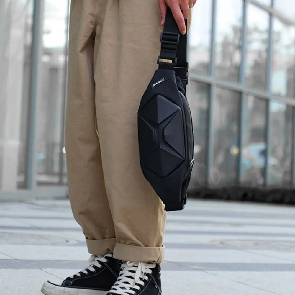

Simple Waterproof Men's Chest Bag Large Capacity Casual Sports Shoulder Bag Durable Handbag Crossbody Bag Daily Wear