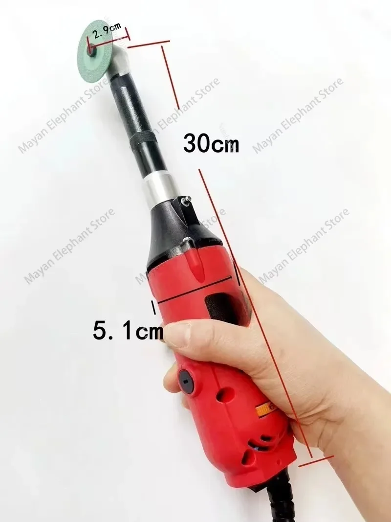 350W 90 Degree Jewelry Dental Wood Electric Elbow Engraving Motor Grinder Mold Polishing Hanging Ceramic Tile Cleaning Tools