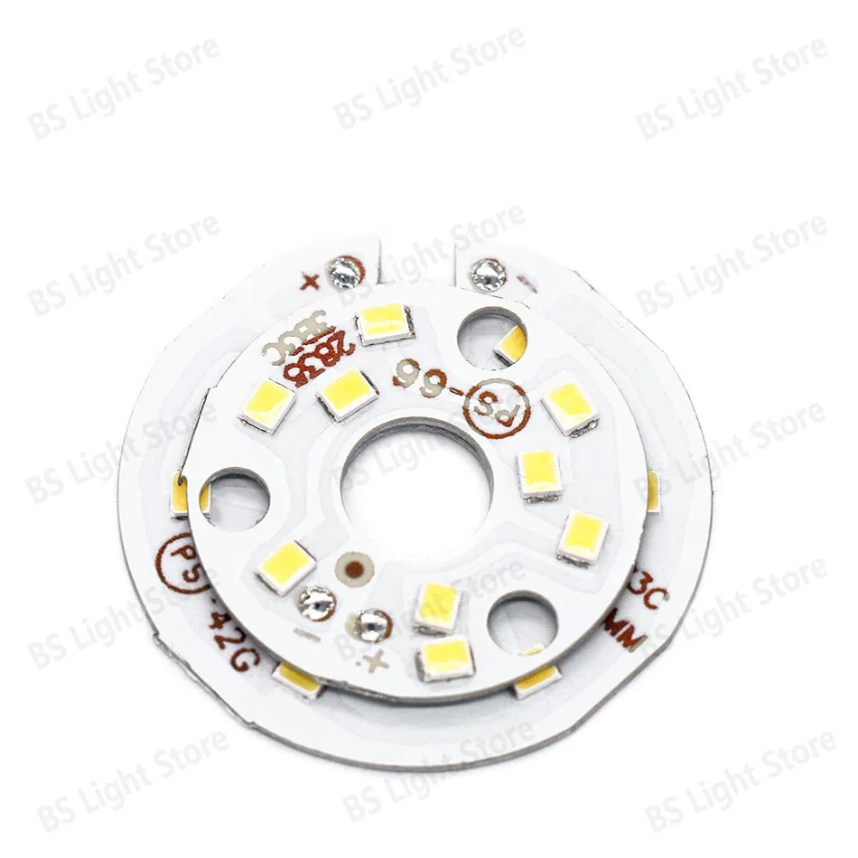 LED-Platine 2835 LED-Perle DC9–9,6 V, 32 mm, 40 mm, weißes neutrales warmes Licht, geeignet für DIY-Röhrenlichter, Heimlichtquelle, Zubehör – Detail 5