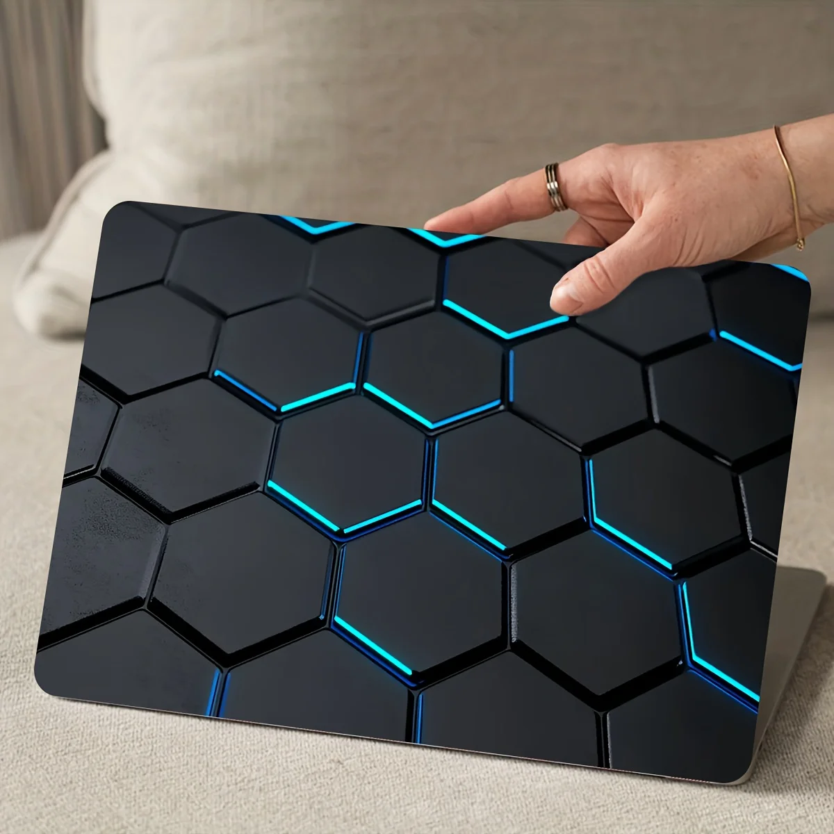 2-Piece Tech-Packed Vinyl Laptop Sticker - Self-Adhesive Case for HP, Lenovo, Apple, ASUS - Easy to Install